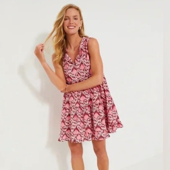 Tuckernuck Dresses & Skirts - Tuckernuck Poppy Ikat Mini Salty Paloma Coverup Size Small